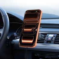 Стойка за кола Tech-protect v9 arcticboost magnetic magsafe dashboard & vent car mount wireless charger 25w qi2.2, black
