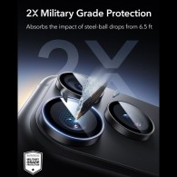 Протектор за камера Esr Armorite Camera Protector iPhone 18 Pro / 18 Pro Max Black
