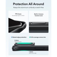 Калъф Esr Classic Hybrid Kickstand Magsafe iPhone 17 Pro / 18 Pro Clear/Black