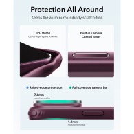 Калъф Esr Classic Hybrid Kickstand Magsafe iPhone 17 Pro / 18 Pro Frosted Deep Burgundy