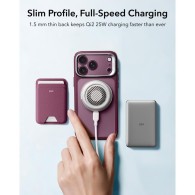 Калъф Esr Classic Hybrid Kickstand Magsafe iPhone 17 Pro / 18 Pro Frosted Deep Burgundy