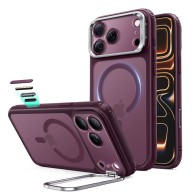 Калъф Esr Classic Hybrid Kickstand Magsafe iPhone 17 Pro / 18 Pro Frosted Deep Burgundy
