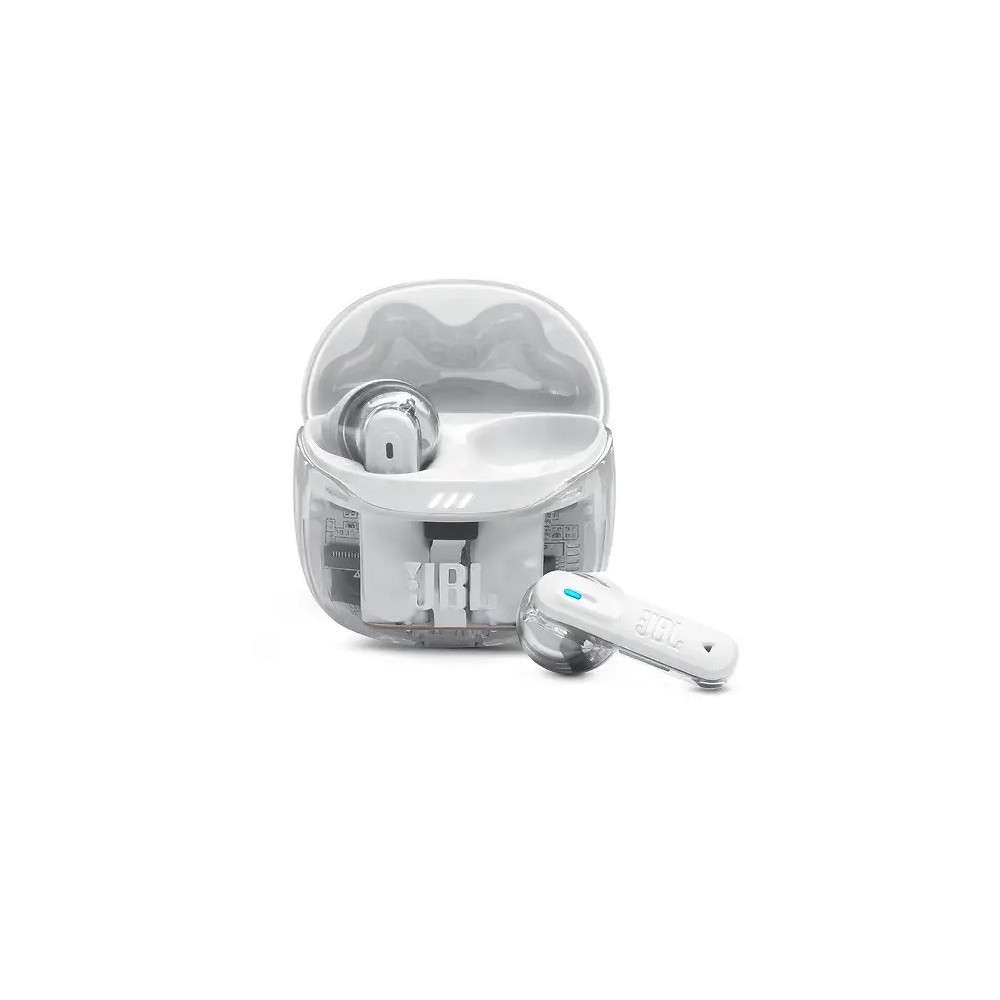 Слушалки In-Ear JBL Tune Flex 2, True Wireless, Bluetooth, ANC, 48 часа автономия, IP54, Spatial Sound, Multi-point, Ghost White