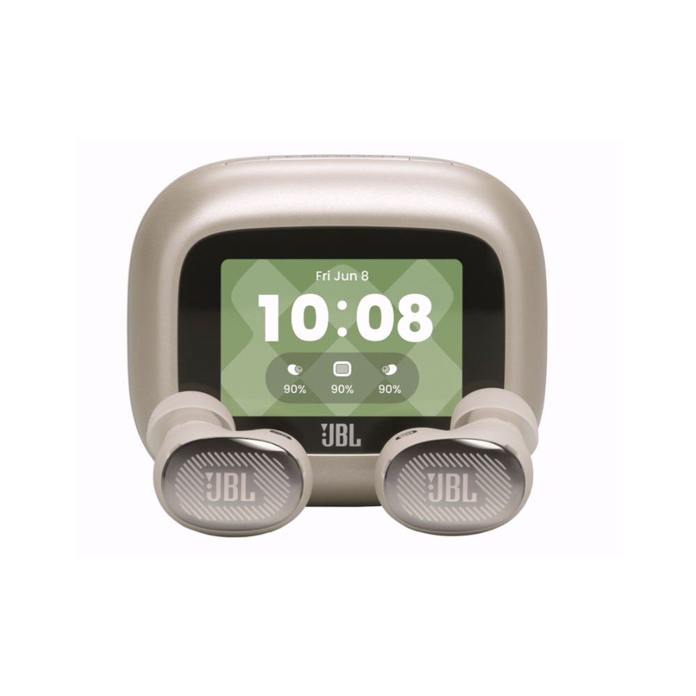 Слушалки JBL Live Buds 4 Bluetooth, стерео, v6.0, TWS, микрофон, ANC, LED дисплей, IP55, Sand