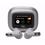Слушалки JBL Live Beam 3, True Wireless, Bluetooth 5.3, Hi-Res, True Adaptive ANC, Silver