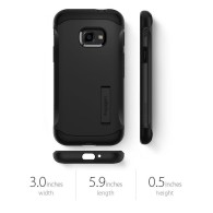 Spigen Slim Armor хибриден кейс с най-висока степен на защита за Samsung Galaxy Xcover 4 / 4s, Black