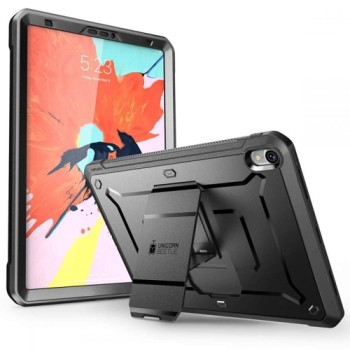 Удароустойчив хибриден кейс Supcase Unicorn Beetle Pro за Apple iPad Pro 11 2018, Черен