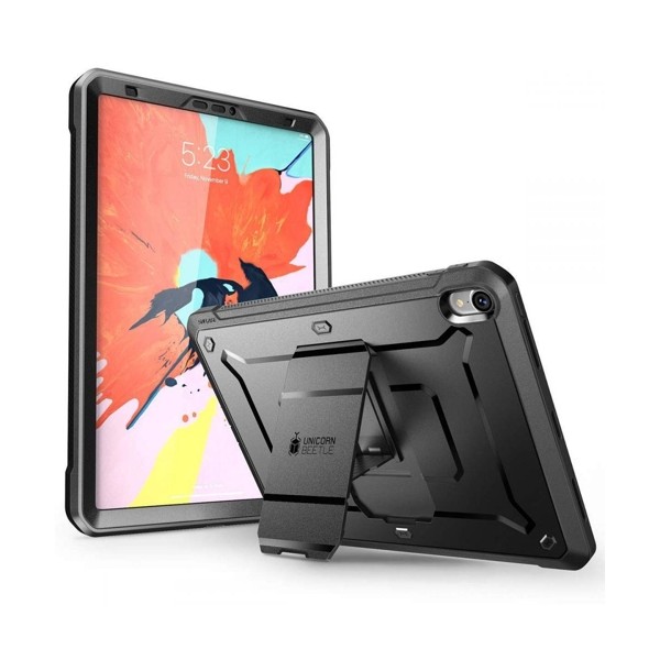 Удароустойчив хибриден кейс Supcase Unicorn Beetle Pro за Apple iPad Pro 12.9 2018, Черен