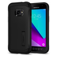 Spigen Slim Armor хибриден кейс с най-висока степен на защита за Samsung Galaxy Xcover 4 / 4s, Black