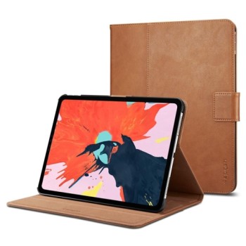 Spigen Stand Folio Apple iPad Pro 12.9 2018, Brown