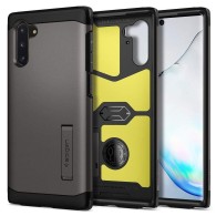 Spigen Tough Armor хибриден кейс с най-висока степен на защита Tech за Samsung Galaxy Note 10, Gunmetal