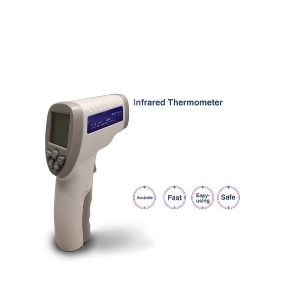 Инфрачервен безконтактен термометър Fenix PA01, Професионален, Human Body mode, Бял