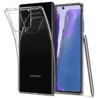 Spigen Liquid Crystal тънък силиконов (TPU) калъф за Samsung Galaxy Note 20, Crystal Clear