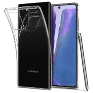Spigen Liquid Crystal тънък силиконов (TPU) калъф за Samsung Galaxy Note 20, Crystal Clear