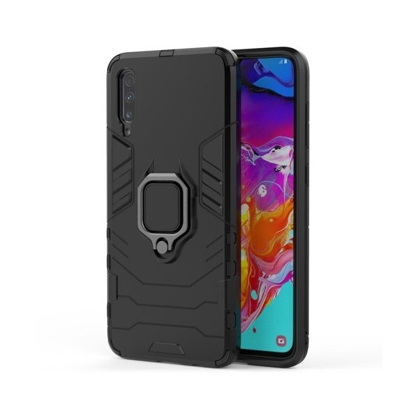 Удароустойчив Калъф с Поставка Ring Armor Kickstand Tough Rugged Cover за  Xiaomi Mi CC9e / Xiaomi Mi A3, Черен