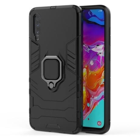 Удароустойчив Калъф с Поставка Ring Armor Kickstand Tough Rugged Cover за  Xiaomi Mi CC9e / Xiaomi Mi A3, Черен