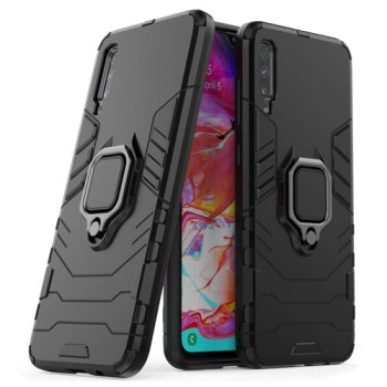 Удароустойчив Калъф с Поставка Ring Armor Kickstand Tough Rugged Cover за  Xiaomi Mi CC9e / Xiaomi Mi A3, Черен