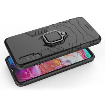 Удароустойчив Калъф с Поставка Ring Armor Kickstand Tough Rugged Cover за  Xiaomi Mi CC9e / Xiaomi Mi A3, Черен