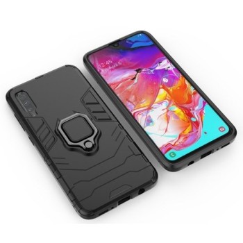 Удароустойчив Калъф с Поставка Ring Armor Kickstand Tough Rugged Cover за  Xiaomi Mi CC9e / Xiaomi Mi A3, Черен