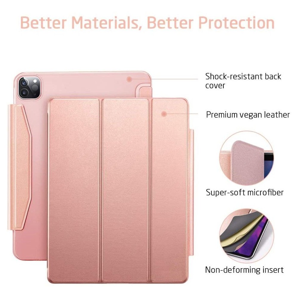 Калъф ESR YIPPEE за iPad Pro 12.9' 2018/2020, Розов