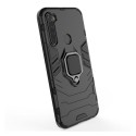 Удароустойчив Калъф с Поставка Ring Armor Kickstand Tough Rugged Cover за Xiaomi Redmi Note 8T, Черен