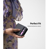 Калъф Ringke Signature Genuine Leather Gold Series за Samsung Galaxy Z Flip, Black