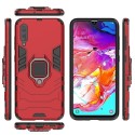 Удароустойчив Калъф с Поставка Ring Armor Kickstand Tough Rugged Cover за Samsung Galaxy A70 , Червен