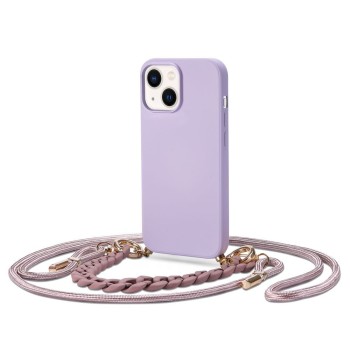 Калъф TECH-PROTECT iCon Chain за iPhone 14 Plus, Violet