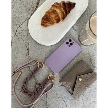 Калъф TECH-PROTECT iCon Chain за iPhone 14 Plus, Violet