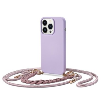 Калъф TECH-PROTECT iCon Chain за iPhone 14 Pro Max, Violet