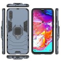 Удароустойчив Калъф с Поставка Ring Armor Kickstand Tough Rugged Cover за Samsung Galaxy A70, Син