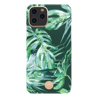 Калъф Kingxbar Blossom със Swarovski Crystals за iPhone 11, Leaf