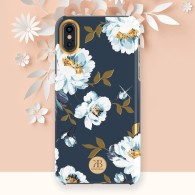 Калъф Kingxbar Blossom със Swarovski Crystals за iPhone XS Max, Blue