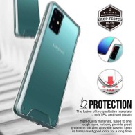 Удароустойчив Калъф Space Collection Anti Drop за Samsung Galaxy S20+ Plus, Прозрачен