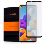 Стъклен протектор MOCOLO TG+Full Glue за Samsung A21S, Black