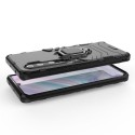 Удароустойчив Калъф с Поставка Ring Armor Kickstand Tough Rugged Cover за Xiaomi Mi Note 10 / Mi Note 10 Pro / Mi CC9 Pro, Черен