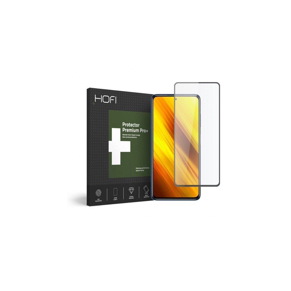 Стъклен протектор HOFI GLASS PRO+ за Xiaomi Poco X3 NFC, Black