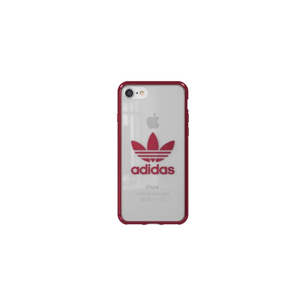 Калъф adidas Clear Case за iPhone 7/8, Burgundy