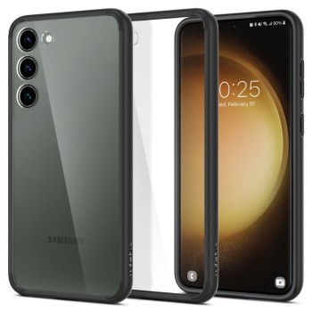 Калъф Spigen Ultra Hybrid За Samsung Galaxy S23, Matte Black