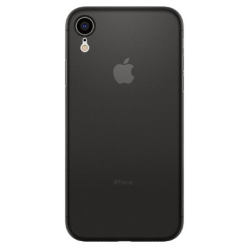Spigen Airskin тънък силиконов (TPU) калъф за iPhone Xr, Black