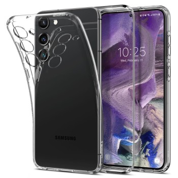 Калъф Spigen Liquid Crystal за Samsung Galaxy S23, Crystal Clear