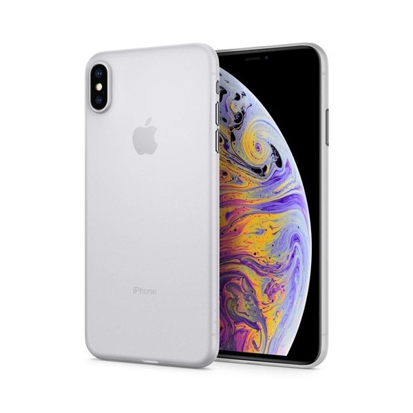 Spigen Airskin тънък силиконов (TPU) калъф за iPhone Xs Max, Soft Clear