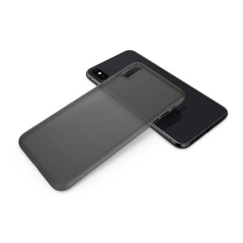 Spigen Airskin тънък силиконов (TPU) калъф за iPhone Xs Max, Black