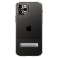 Удароустойчив силиконов кейс Spigen Slim Armor "S" за iPhone 12/12 Pro, Crystal Clear