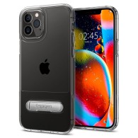Удароустойчив силиконов кейс Spigen Slim Armor "S" за iPhone 12/12 Pro, Crystal Clear