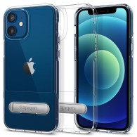 Удароустойчив силиконов кейс Spigen Slim Armor "S" за iPhone 12 mini, Crystal Clear