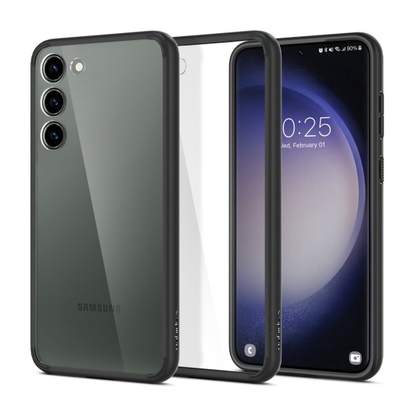 Калъф Spigen Ultra Hybrid за Samsung Galaxy S23+ Plus, Matte Black