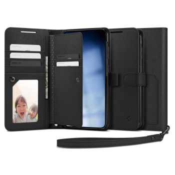 Калъф Spigen Wallet ”S” Plus за Samsung Galaxy S23+ Plus, Black