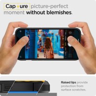 Удароустойчив силиконов кейс Spigen Ultra Hybrid за iPhone 12 mini, Matte Black