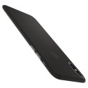 Spigen Airskin тънък силиконов (TPU) калъф за iPhone X/Xs, Black